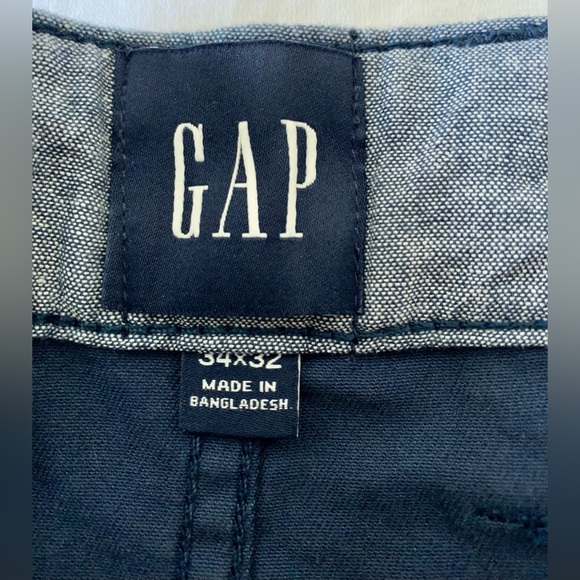 New With Tags Mens Gap 5 Pocket Pants 34x32 Slim Fit Stretch Midnight Blue - Picture 5 of 5